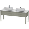 Duravit LU9562B9292 Luv Floorstanding Vanity Unit Stone Gray