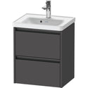 Duravit K25280049490000 Ketho.2 Wall Mount Vanity Cabinet