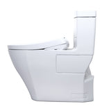 TOTO MW6264736CEFG#01 WASHLET+ Aimes One-Piece Toilet and WASHLET S7A Bidet Seat, Cotton White