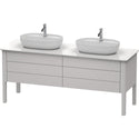 Duravit LU9567B3939 Luv Wall Mount Double Vanity Cabinet