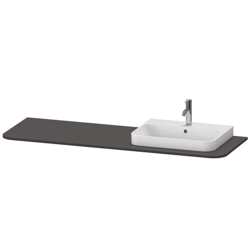 Duravit HP031HR8080 Happy D.2 Plus Console with Sink Cut-Out Graphite