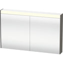 Duravit BR7103049496000 Brioso Mirror Cabinet with Lighting Graphite