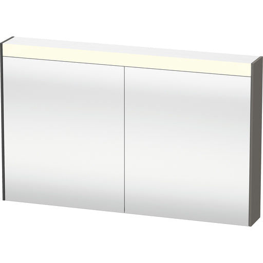 Duravit BR7103049496000 Brioso Mirror Cabinet with Lighting Graphite