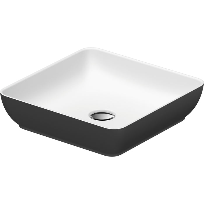 Duravit 266001FI00 Sivida Square Vessel Bathroom Sink
