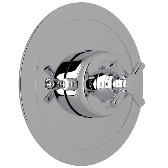 Rohl U.5886X-APC/TO Perrin and Rowe Holborn Thermostatic Trim Plate without Volume Control