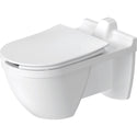 Duravit 2560090000 Starck 3 1.28 GPF Elongated Wall Mounted Toilet
