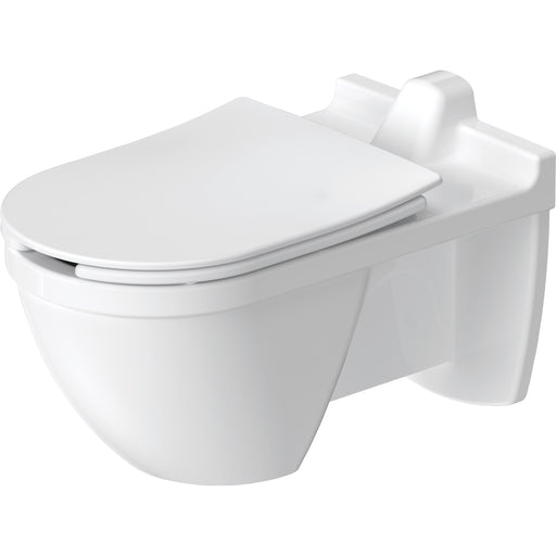 Duravit 2560090000 Starck 3 1.28 GPF Elongated Wall Mounted Toilet