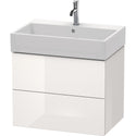 Duravit LC627608585 L-Cube Wall Mount Vanity Cabinet