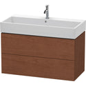 Duravit LC627801313 L-Cube Wall-Mount Vanity Unit American Walnut