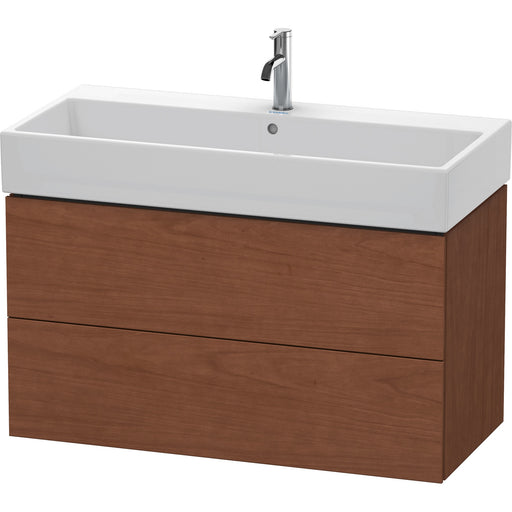 Duravit LC627801313 L-Cube Wall-Mount Vanity Unit American Walnut