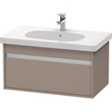 Duravit KT666704343 Ketho Wall-Mount Vanity Unit Basalt