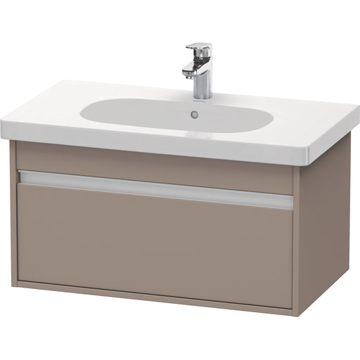 Duravit KT666704343 Ketho Wall-Mount Vanity Unit Basalt