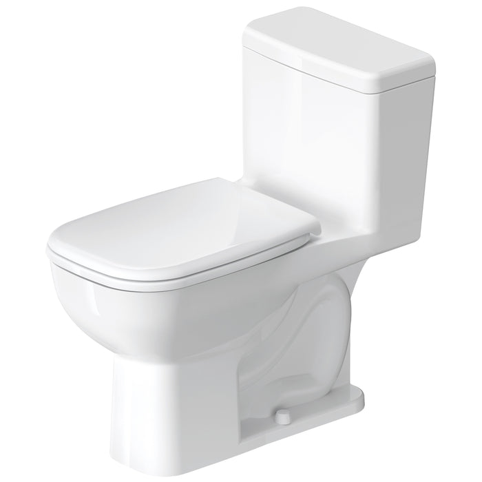 Duravit 0113012082 D-Code 1.28 GPF Elongated One Piece Toilet