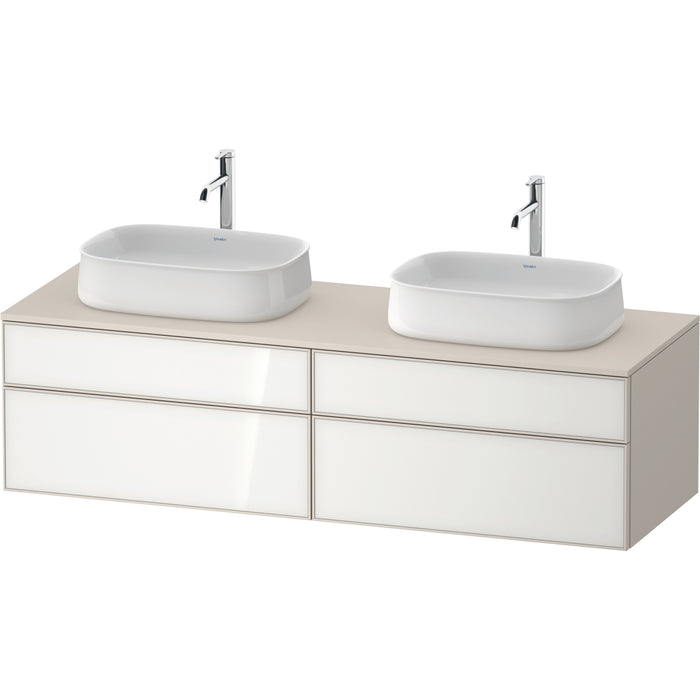 Duravit ZE4825B64830000 Zencha Wall Mount Double Vanity Cabinet