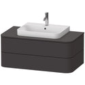Duravit HP497108080 Happy D.2 Plus Wall-Mount Vanity Unit Graphite