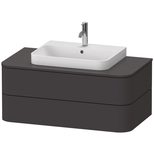 Duravit HP497108080 Happy D.2 Plus Wall-Mount Vanity Unit Graphite