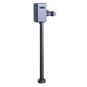 TOTO ECOPOWER touchless 1.0 GPF toilet flushometer valve for top-spud in Polished Chrome finish features 24" vacuum breaker and ADA-compliant height.