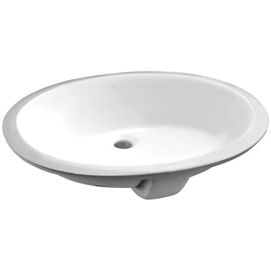 Rhodes Series 21.5 in. Ceramic Undermount Sink Basin in White