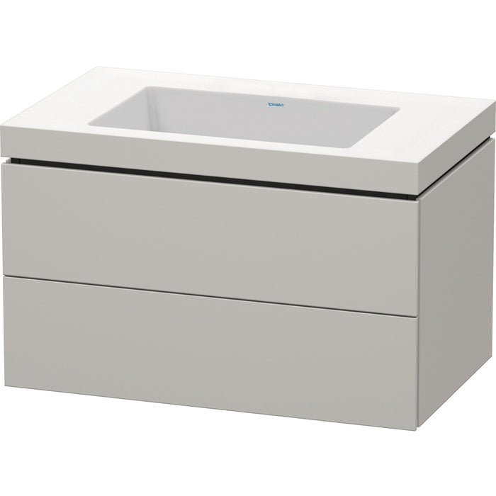 Duravit LC6927N0707 L-Cube Wall Mount C-Bonded Vanity