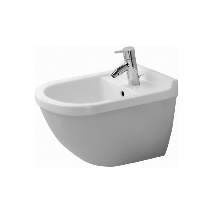 Duravit 2280150000 Starck 3 Single Hole Horizontal Spray Wall Mount Bidet