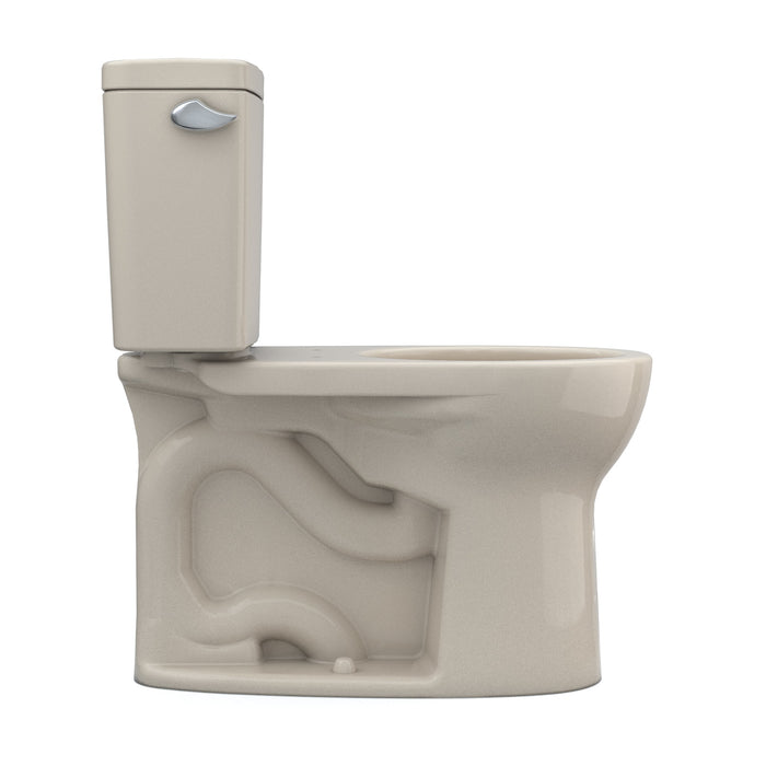 TOTO CST775CSFG#03 Drake Two-Piece Round 1.6 GPF Universal Height Toilet, Bone