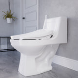 ANZZI TL-AZEB101B Shore Smart Electric Bidet Toilet Seat with Remote Control and Heated Seat