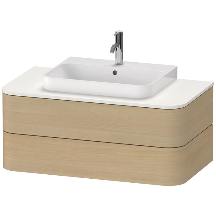 Duravit HP497107171 Happy D.2 Plus Wall-Mount Vanity Unit Mediterranean Oak