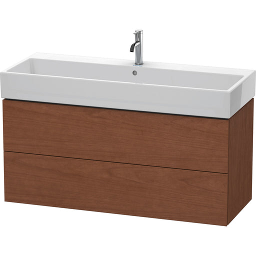 Duravit LC627901313 L-Cube Wall-Mount Vanity Unit American Walnut
