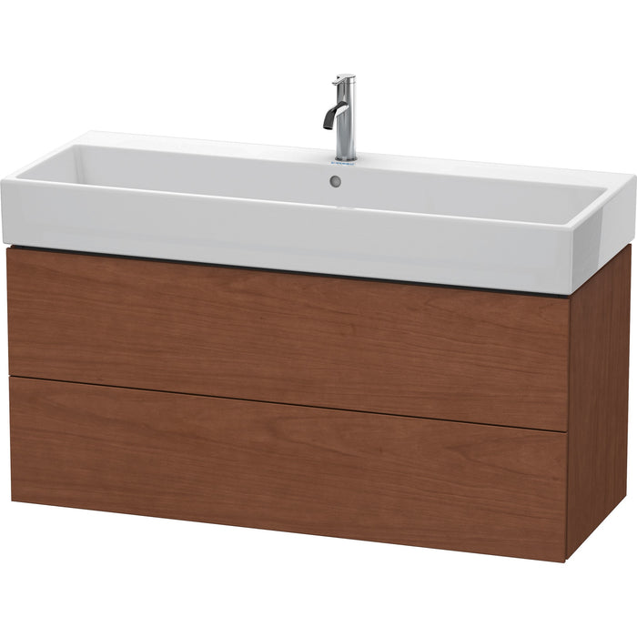 Duravit LC627901313 L-Cube Wall-Mount Vanity Unit American Walnut