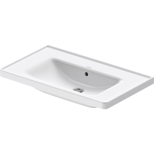 Duravit 2367800060 D-Neo Wall Mounted Bathroom Sink with Overflow