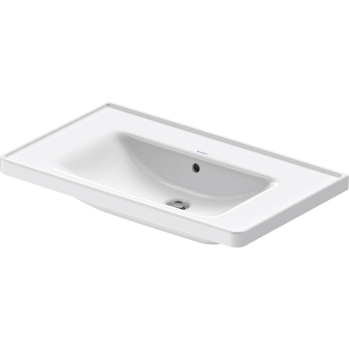 Duravit 2367800060 D-Neo Wall Mounted Bathroom Sink with Overflow
