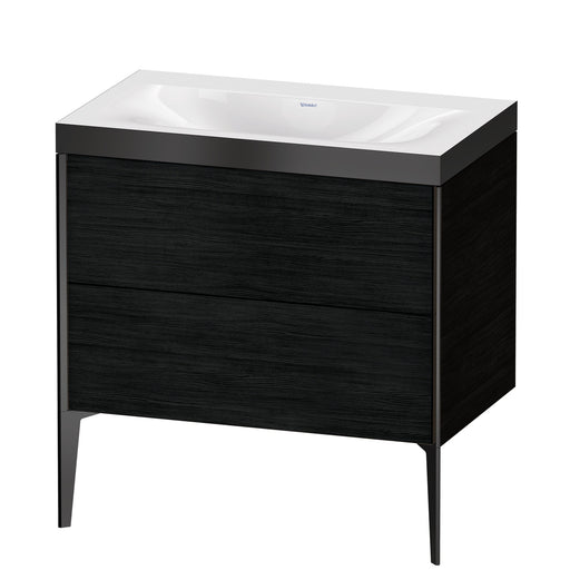 Duravit XV4710NB216P XViu C-Bonded Floorstanding Vanity Kit Oak Black