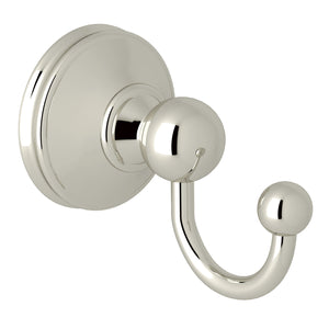 Rohl U.6621PN Perrin and Rowe Georgian Era Wall Mount Single Robe Hook