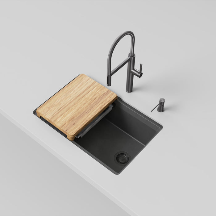 Blanco 443304 Inteos SILGRANIT 30" Single Bowl Undermount Workstation Kitchen Sink - Anthracite