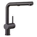 Blanco 526367 Linus Low Arc Pull-Out Dual-Spray Kitchen Faucet - Anthracite