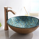 ANZZI LS-AZ209 Chrona Series Vessel Sink in Gold/Cyan Mix