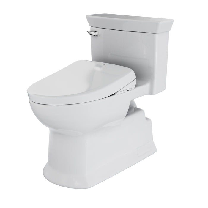 TOTO MW9644736CEFG#01 Washlet+ Soiree Elongated Universal Height Toilet with S7A Bidet Seat, Contemporary Lid