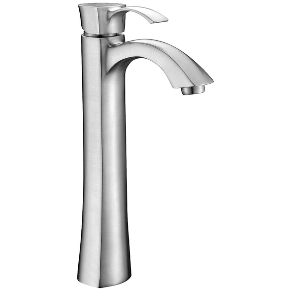 Harmony Series Single Hole Single-Handle Vessel Bathroom Faucet in Brushed Nickel