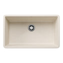 Blanco 443084 Precis SILGRANIT 32" Super Single Undermount Kitchen Sink - Soft White