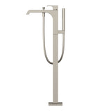 TOTO TBG08306U#BN GC Single-Handle Free Standing Tub Filler with Handshower, Brushed Nickel