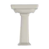 TOTO LPT532.4N#12 Promenade 24" x 19-1/4" Pedestal Bathroom Sink for 4" Center Faucets, Sedona Beige