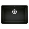 Blanco 442929 Precis SILGRANIT 25" ADA Single Bowl Undermount Kitchen Sink - Coal Black