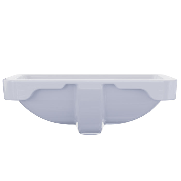 TOTO LT1575G#01 20" Rectangular Undermount Bathroom Sink with CEFIONTECT, Cotton White