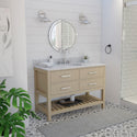 DreamLine VFVC482234RWMLK Valencia 48" Oak Console Vanity with Oval Undermount Sink - Light Oak