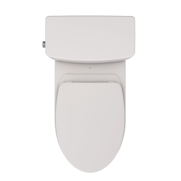 TOTO MS472124CEFG#12 Glaston Two-Piece Elongated 1.28 GPF Universal Height Toilet with Seat, Sedona Beige