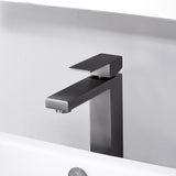 ANZZI L-AZ096GM Enti Series Single Hole Single-Handle Vessel Bathroom Faucet in Gun Metal