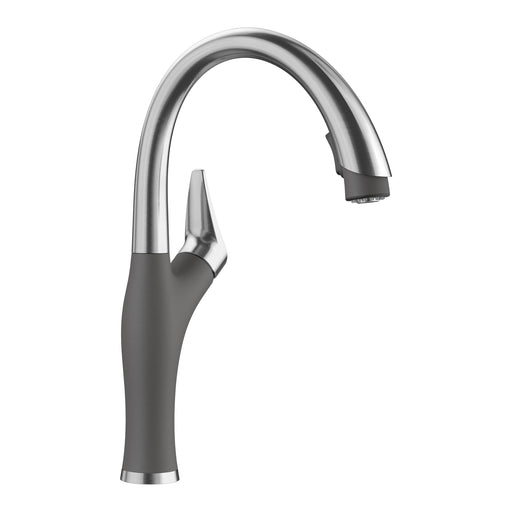 Blanco 442033 Artona Pull-Down Dual-Spray Kitchen Faucet - PVD Steel/Cinder