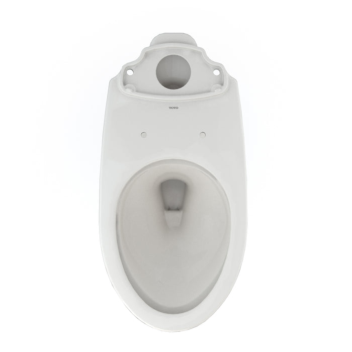 TOTO C776CEFG#11 Drake Elongated Universal Height Toilet Bowl with CeFiONtect, Colonial White
