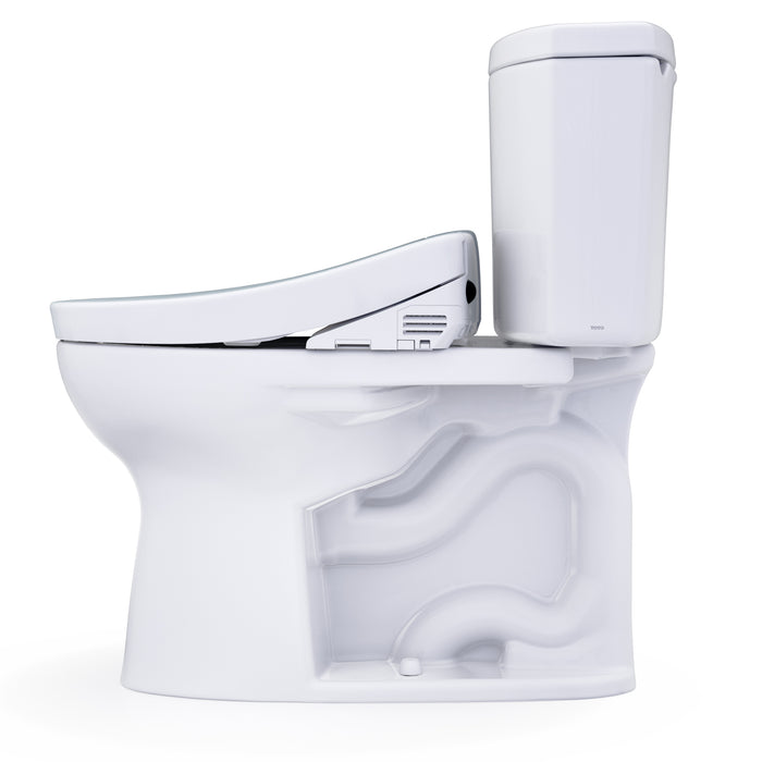 TOTO MW4543446CEFG#01 Drake II Elongated Universal Height Toilet with Washlet+ S5 Bidet Seat
