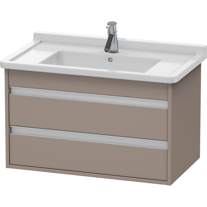 Duravit KT664404343 Ketho Wall-Mount Vanity Unit Basalt